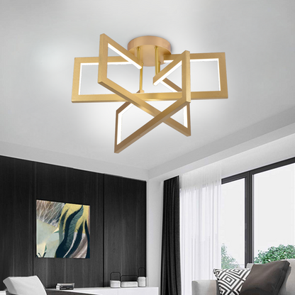 Lampadario LED con Telecomando 71W, 3 Elementi, Luce Fredda/Calda/Neutra, Dimmerabile, Oro Lampadari LED con Telecomando Titolo predefinito Alessandro Design