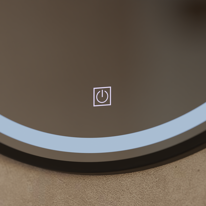 Specchio rotondo a LED, 60 cm, Basic Touch Specchi Korman C Titolo predefinito Alessandro Design