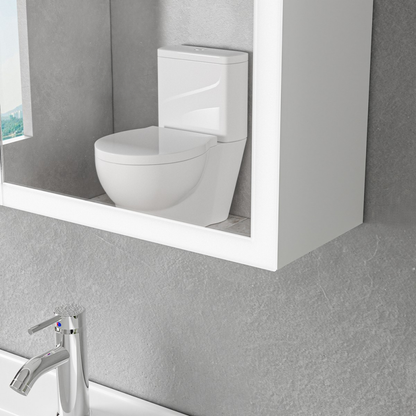 Specchio Armadio LED MODA 60x70 cm Bianco Illuminazione Perimetrale e Sensore Radar Specchi Armadio Titolo predefinito Alessandro Design