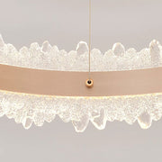 Lampadario LED a Sospensione con Telecomando NIVALIS Duo 127W, Cerchi 60x80cm, Luce Fredda/Calda/Neutra, Dimmerabile, Regolabile in Altezza, Lampadari LED Oro con Telecomando Titolo predefinito Alessandro Design