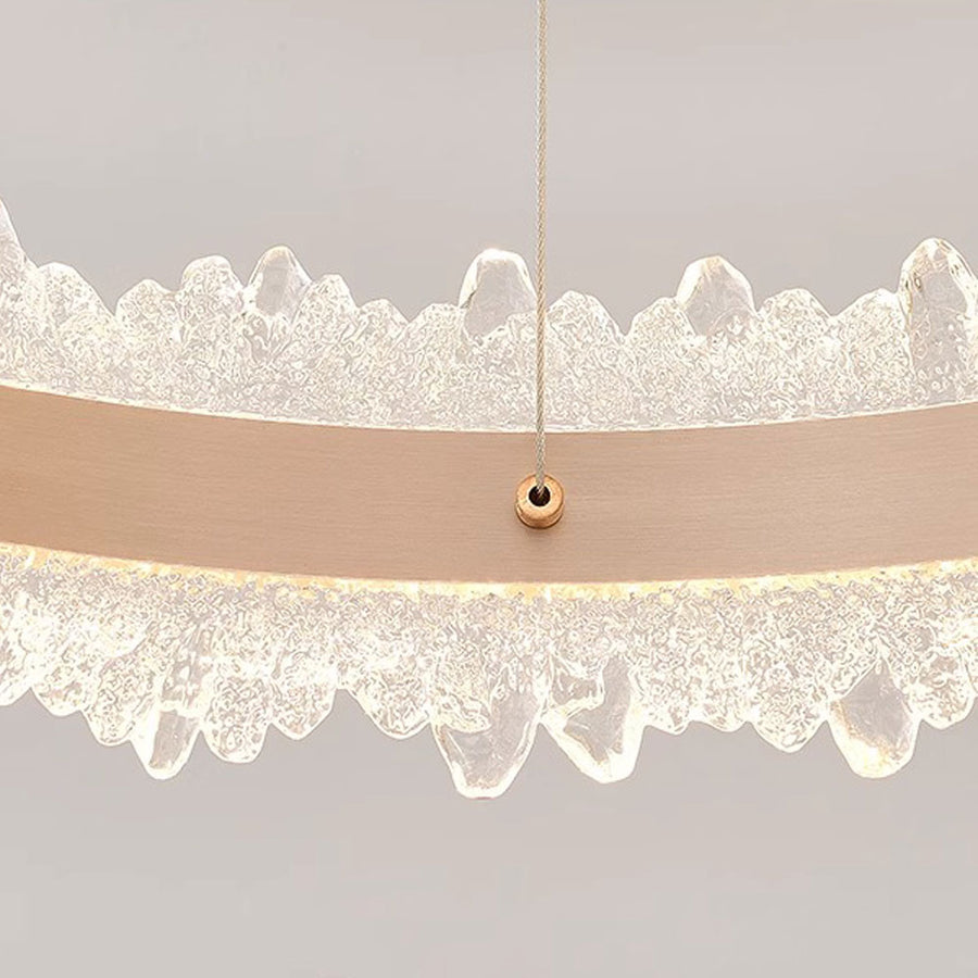 Lampadario LED a Sospensione con Telecomando NIVALIS Duo 127W, Cerchi 60x80cm, Luce Fredda/Calda/Neutra, Dimmerabile, Regolabile in Altezza, Lampadari LED Oro con Telecomando Titolo predefinito Alessandro Design