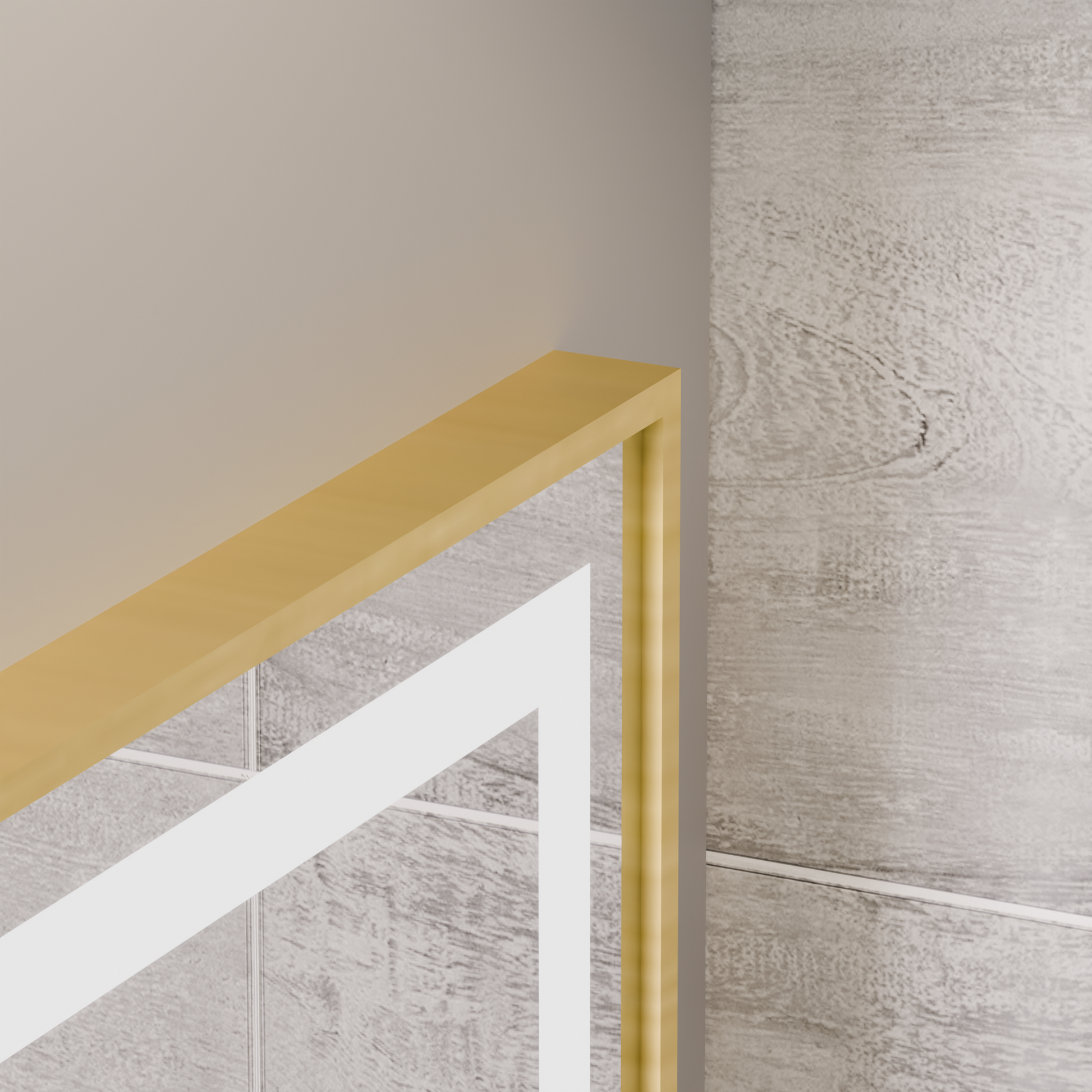Specchio rettangolare a LED, 60x80 cm, Eclat MotionGlow Marcello, sistema antiappannamento, orologio e termometro, lente d'ingrandimento cosmetica, dimmerabile, cornice oro spazzolato Marcello Mirrors Titolo predefinito Alessandro Design