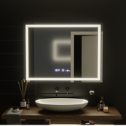 Oglinda LED Rectangulara, 100x75cm, Verite MotionGlow Marcello, Sistem Dezaburire, Ceas & Termometru, Dimabila Oglinzi Marcello Default Title Alessandro Design