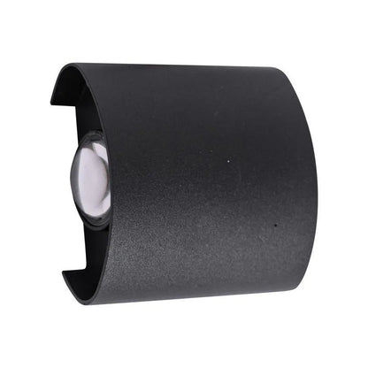 Fantas Lampada da Parete a LED per Interni ed Esterni, 2 Sorgenti x 1W, IP65, Metallizzato, Nero, 3000K Lampada da Parete per Esterno Titolo predefinito Alessandro Design