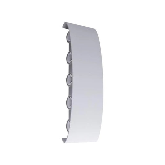Fantas lampada da parete LED Interno/Esterno, 10 Sorgenti x 1W, IP65, Bianco, 3000K