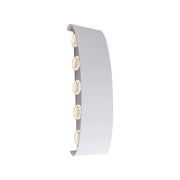 Fantas lampada da parete LED Interno/Esterno, 10 Sorgenti x 1W, IP65, Bianco, 3000K