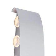Fantas lampada da parete LED Interno/Esterno, 10 Sorgenti x 1W, IP65, Bianco, 3000K