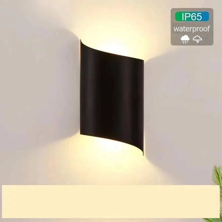 Applique da esterno LED Hande 10W IP65 Nero Applique da esterno Titolo predefinito Alessandro Design