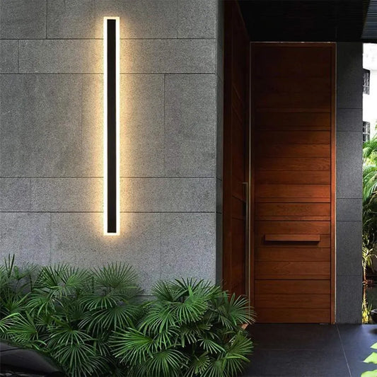 Applique da esterno LED Indira 24W IP65 Nero Applique da esterno Titolo predefinito Alessandro Design