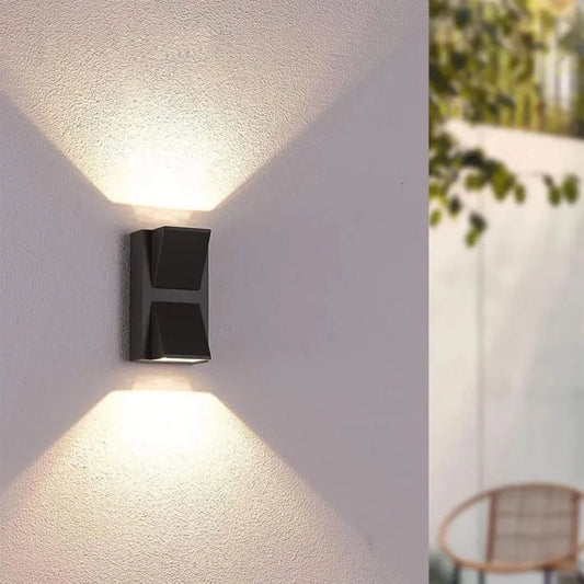 Applique da esterno LED Kirima 6W Nero Applique da esterno Titolo predefinito Alessandro Design
