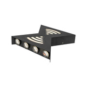 Lampada da parete per esterno a LED Retelis, 12W, Metallo, Nero Lampada da parete per esterno Titolo predefinito Alessandro Design