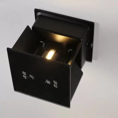 Lampada da parete per esterno LED Aryan 5W Nero Lampada da parete per esterno Titolo predefinito Alessandro Design