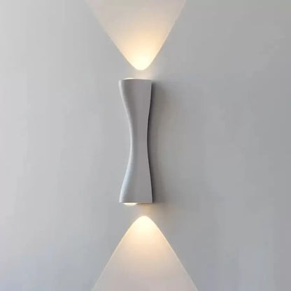 Lampada da parete per esterno LED Augustine 6W Lampada da parete per esterno bianca Titolo predefinito Alessandro Design