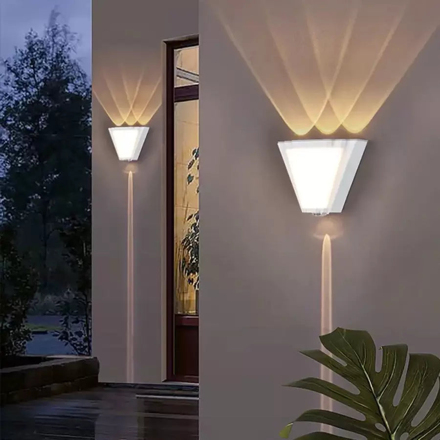 Lampada da parete per esterno Kyler a LED bianca da 9W