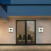 Timeea Lampada da parete a LED per esterno, 18W, Nero, 3000K Lampada da parete per esterno Titolo predefinito Alessandro Design