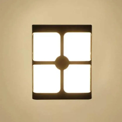 Timeea Lampada da parete a LED per esterno, 18W, Nero, 3000K Lampada da parete per esterno Titolo predefinito Alessandro Design