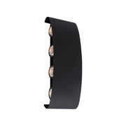 Fantas Lampada da Parete LED per Esterno e Interno, 8 Sorgenti x 1W, IP65, Metallizzato, Nero, 3000K Lampade da Parete per Esterno Titolo predefinito Alessandro Design