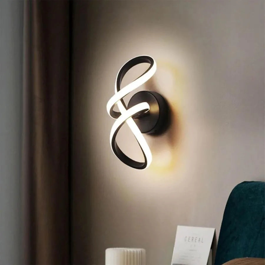 Isaura Lampada da parete a LED 23W Bianco Nero Lampade da parete per interni Titolo predefinito Alessandro Design