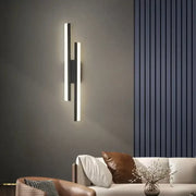 Lampada da parete a LED Lyra, 18W, Acrilico, Nero Bianco Lampade da parete per interni Titolo predefinito Alessandro Design
