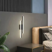 Lampada da parete a LED Lyra, 18W, Acrilico, Nero Bianco Lampade da parete per interni Titolo predefinito Alessandro Design