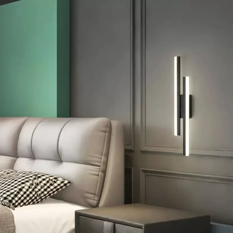 Lampada da parete a LED Lyra, 18W, Acrilico, Nero Bianco Lampade da parete per interni Titolo predefinito Alessandro Design