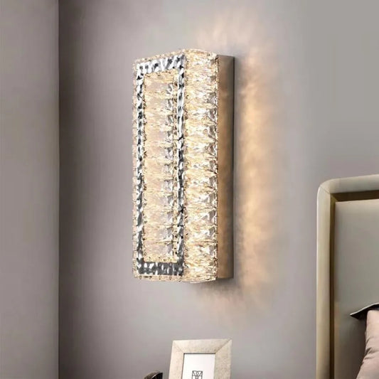 Lampada da parete Crystal Mefisto LED 24W Argento Lampade da parete per interni Titolo predefinito Alessandro Design