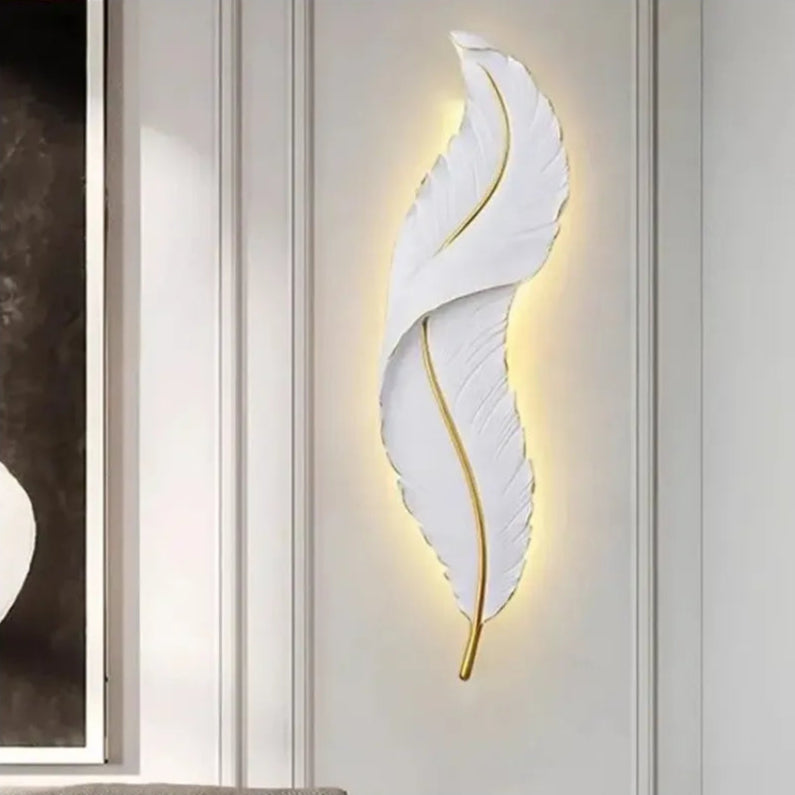 Lampada da parete Pena LED 63cm, 27W, luce Fredda/Calda/Neutra, Bianco
