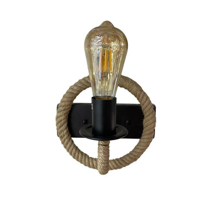 Lampada da parete Yolanda 1x E27 Marrone Nero Lampade da parete per interni Titolo predefinito Alessandro Design
