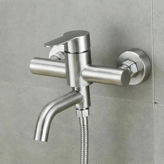 Rubinetto per il bagno, Acciaio inossidabile SUS304, satinato, N/LY0C1 Rubinetti e colonne doccia Titolo predefinito Alessandro Design