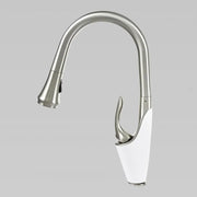 Rubinetto Cucina Con Doccia Estraibile, Ottone Sanitario, Cromo, W054 Rubinetti Cucina Titolo predefinito Alessandro Design