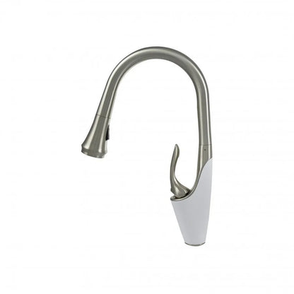 Rubinetto Cucina Con Doccia Estraibile, Ottone Sanitario, Cromo, W054 Rubinetti Cucina Titolo predefinito Alessandro Design