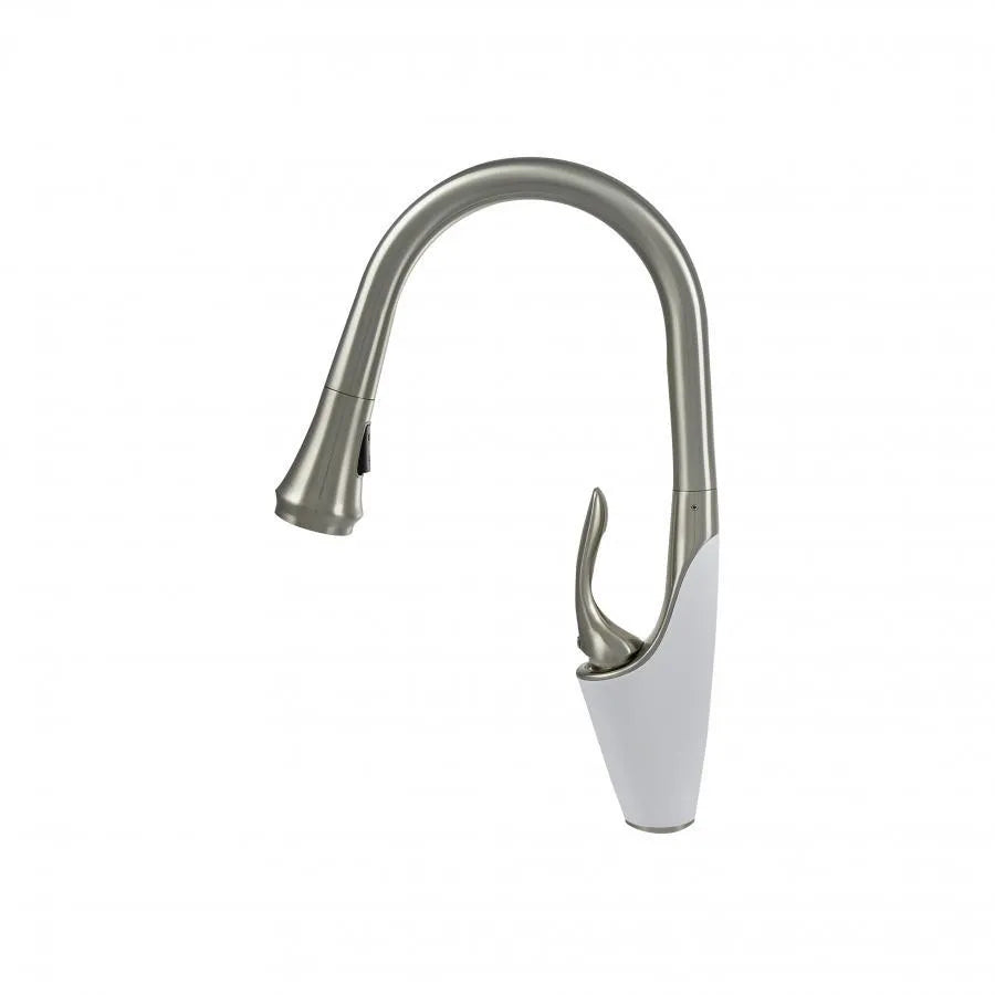 Rubinetto Cucina Con Doccia Estraibile, Ottone Sanitario, Cromo, W054 Rubinetti Cucina Titolo predefinito Alessandro Design