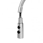 Rubinetto Cucina con Doccia Estraibile Ottone Sanitario Argento CF/1035/C Rubinetti Cucina Default Title Alessandro Design