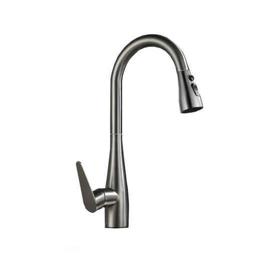 Rubinetto da cucina con doccia estraibile in acciaio inox ZY1010 Rubinetti da cucina Titolo predefinito Alessandro Design