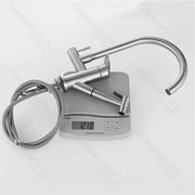 Rubinetto Cucina con Doccia Estraibile, Acciaio Inossidabile SUS304, Satinato, Rubinetti Cucina CF034 Titolo predefinito Alessandro Design