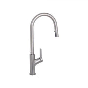 Rubinetto da cucina con doccia estraibile, acciaio inossidabile SUS304, satinato, FJ5542 Rubinetti da cucina Titolo predefinito Alessandro Design