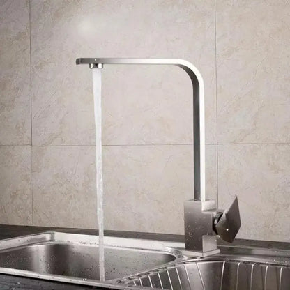 Rubinetto da cucina, acciaio inossidabile SUS304, satinato, Rubinetti da cucina CF006 Titolo predefinito Alessandro Design