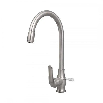 Rubinetto da cucina, acciaio inossidabile SUS304, satinato, Rubinetti da cucina CF009 Titolo predefinito Alessandro Design