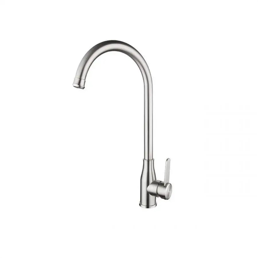 Rubinetto da cucina, acciaio inossidabile SUS304, satinato, rubinetti da cucina CF010 Titolo predefinito Alessandro Design