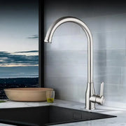 Rubinetto da cucina, acciaio inossidabile SUS304, satinato, rubinetti da cucina CF010 Titolo predefinito Alessandro Design