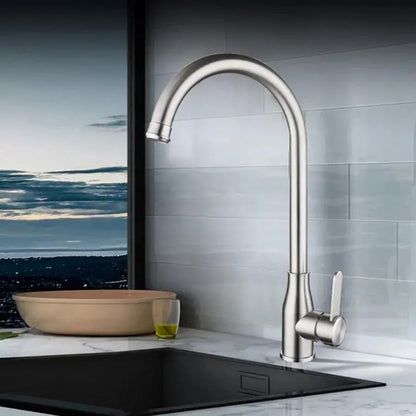 Rubinetto da cucina, acciaio inossidabile SUS304, satinato, rubinetti da cucina CF010 Titolo predefinito Alessandro Design