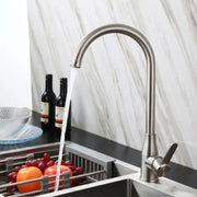 Rubinetto da cucina, acciaio inossidabile SUS304, satinato, rubinetti da cucina CF010 Titolo predefinito Alessandro Design
