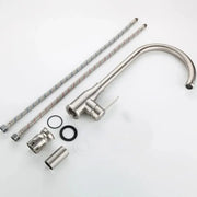 Rubinetto da cucina, acciaio inossidabile SUS304, satinato, rubinetti da cucina CF010 Titolo predefinito Alessandro Design