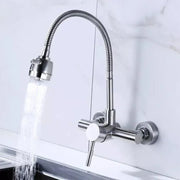 Rubinetto da cucina, acciaio inossidabile SUS304, satinato, Rubinetti da cucina CF014 Titolo predefinito Alessandro Design