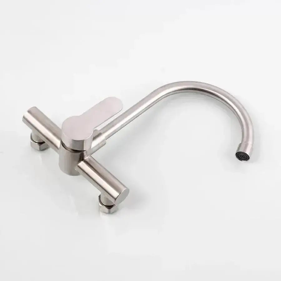 Rubinetto da cucina, acciaio inossidabile SUS304, satinato, rubinetti da bagno CF015 Titolo predefinito Alessandro Design