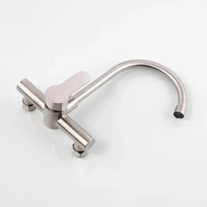 Rubinetto da cucina, acciaio inossidabile SUS304, satinato, rubinetti da bagno CF015 Titolo predefinito Alessandro Design