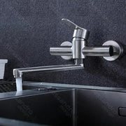 Rubinetto da cucina, acciaio inossidabile SUS304, satinato, Rubinetti da cucina CF037 Titolo predefinito Alessandro Design
