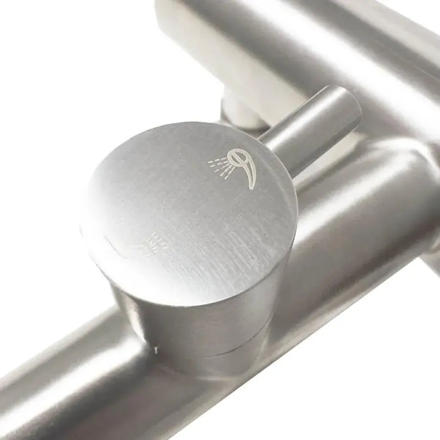 Rubinetto per cabina doccia, rubinetti e colonne doccia in acciaio inossidabile, grigio satinato Titolo predefinito Alessandro Design
