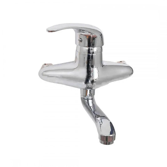 Rubinetto a parete per sanitari, cromato, Rubinetti da cucina LMX105 Titolo predefinito Alessandro Design