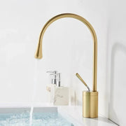 Rubinetto per lavabo, Ottone sanitario, Oro, WZY/325/B Rubinetti per bagno Titolo predefinito Alessandro Design